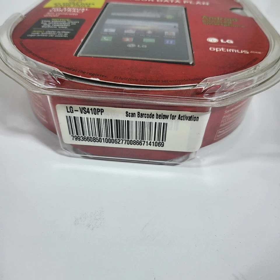 LG Optimus Zone VS410PP Verizon Wireless No Contract  Android Smartphone NEW - Image 2 of 4