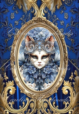 Venice Carnival Mask Designer Cotton Fabric Quilt Block Multi-size