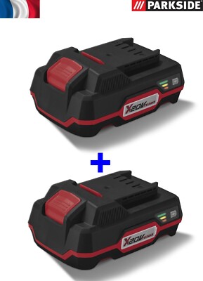 Batteria Parkside PAP20A1 20V 2Ah Litio, Per Utensili Serie X20Vteam (trapani, Seghe), Con Indicatore LED
