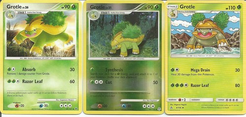 Pokemon Grotle L0T - 49/130 Reverse Holo - 8/156 - 49/127 - NM/M