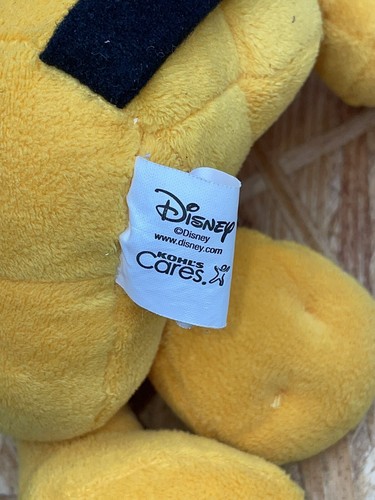Disney Pluto Plüschtier Stofftier Hund Puppe Spielzeug sitzend Kohls Cares 2014 14 Zoll groß - Bild 4 von 4