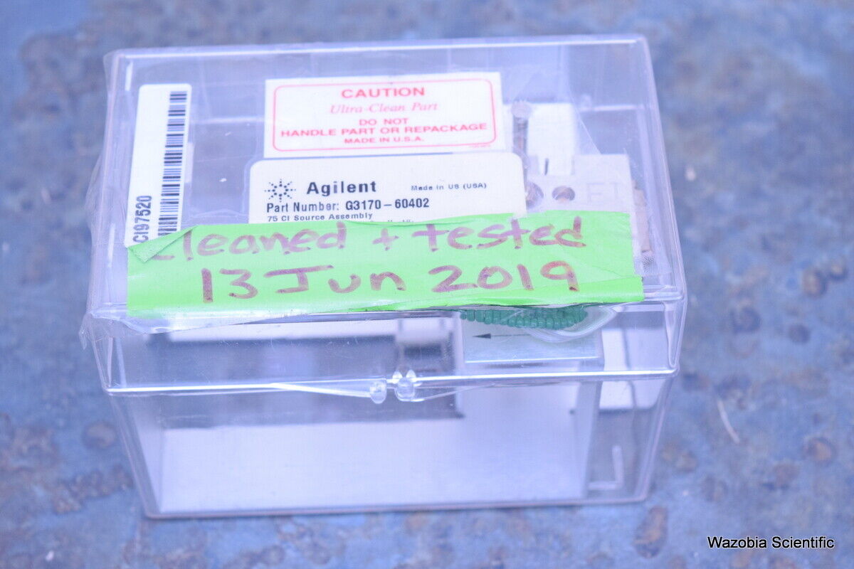 AGILENT G3170-60402 75 CI ION SOURCE ASSEMBLY GC MSD GAS AGILENT G3170-60402 75 CI ION SOURCE ASSEMBLY GC MSD GAS