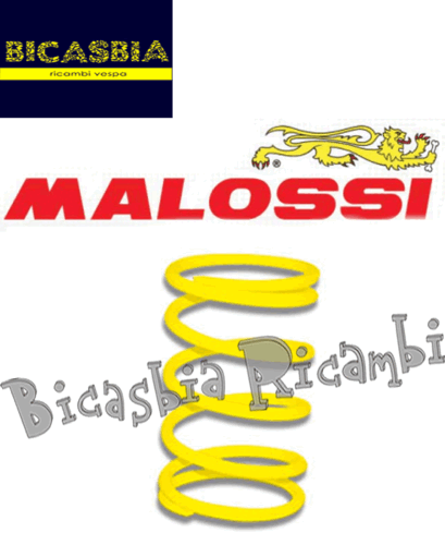 6958 - Yellow Variator Spring Malossi 50 Keeway Pixrl Ry8 - Laverda Quasar