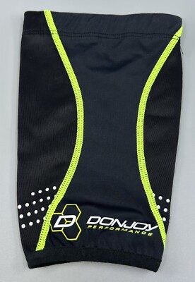 DonJoy Performance Knee Brace Short Undersleeve Size Small Black Slime Green