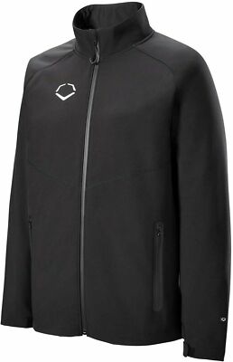 EvoShield Pro Team Stadium Jacket Full Zip Black Adult Large (L) NEW!