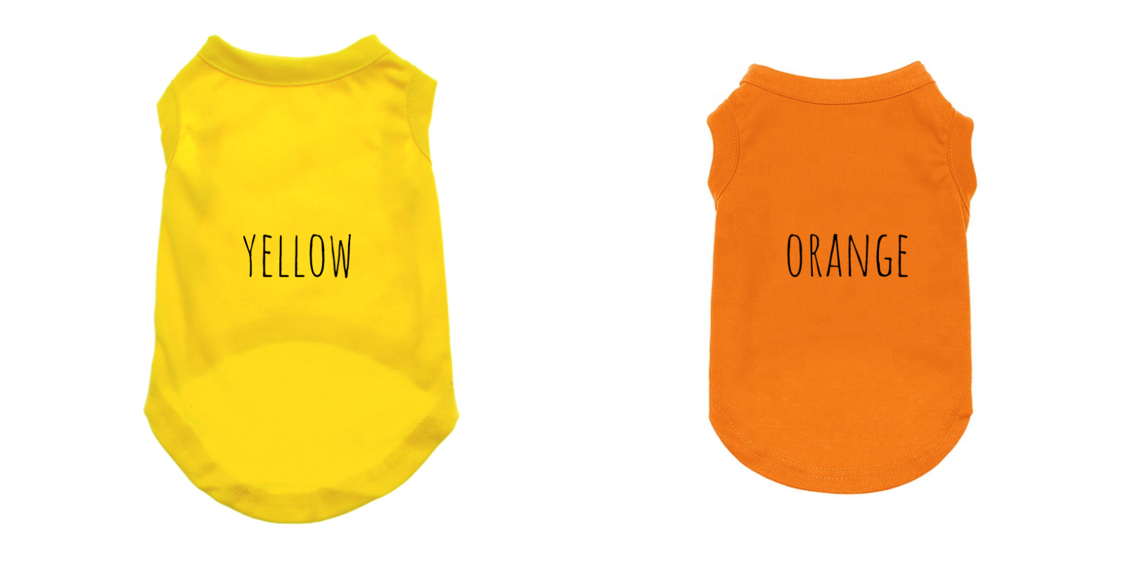 Blank Dog Shirt Pet Clothing Plain Dog Tank for Custom Print, Vinyl