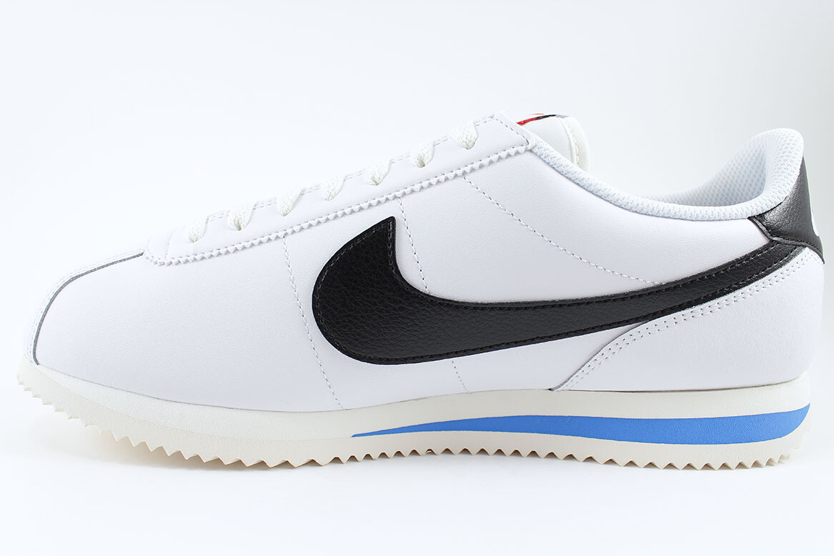 Size 12 - Nike Cortez White Black Blue for sale online | eBay