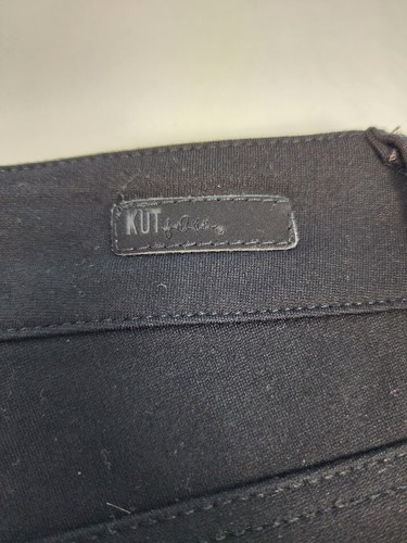 Pantalones de mezclilla negros de pierna ajustada KUT FROM THE KLOTH Mia palillo de dientes para mujer talla 6 - Imagen 13 de 13
