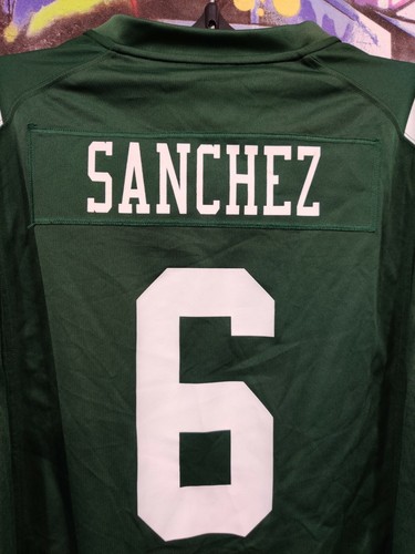 New York Jets Mark Sanchez #6 NFL Football Jersey Training Top Nike Mens XXL - Picture 10 of 12