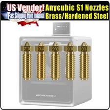 Anycubic S1 Brass Nozzles For Anycubic S1 Hotend, S1 Nozzle