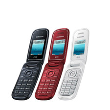 Original Samsung E1270 single-SIM 2G GSM 900 / 1800 Buttons Flip Mobile Phone