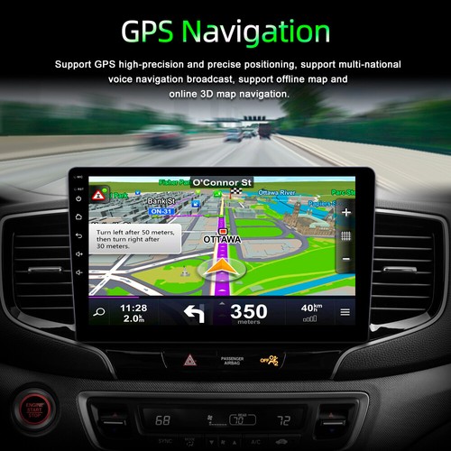 1Din 10.1" Android 12 Carplay Car GPS Navi Stereo Radio BT Head Unit WIFI RDS - Picture 5 of 18