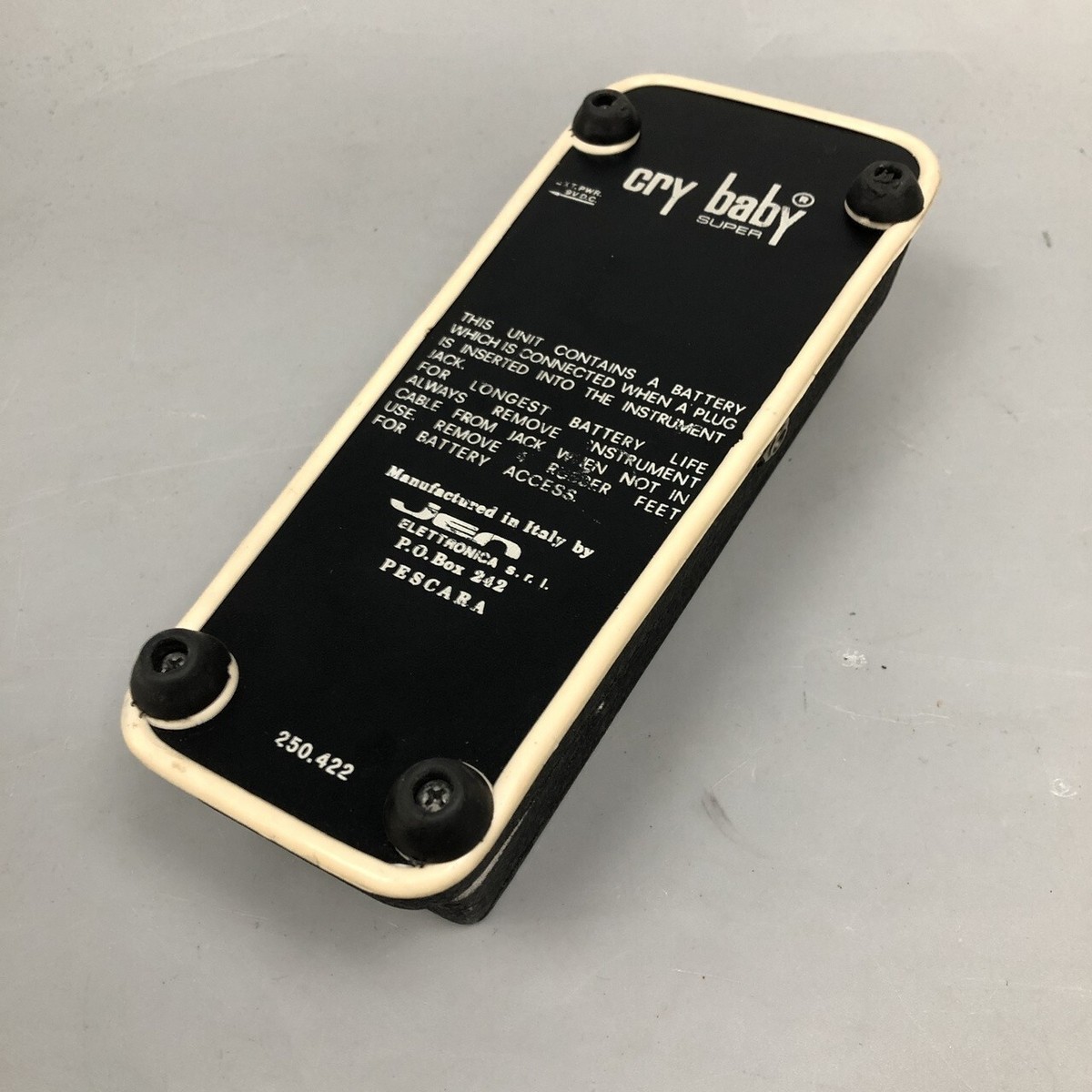レア：Jen Cry Baby SUPER 250.422（オレンジFASEL） JEN VINTAGE Cry Baby SUPER 250.422 '83 ｜イケベ楽器店