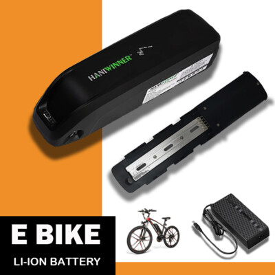E-Bike Akku 36V 15Ah 48V 13AH Li-Ion Elektrofahrrad Down Tube Batterie+Ladegerät