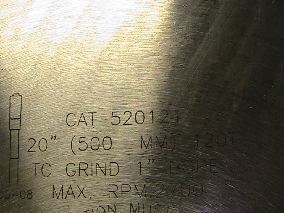 Полотно пилы Amana Tool 50121 20 дюймов - Изображение 4 из 4