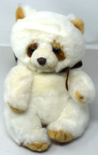 1982 Plush White Racoon America Wego INC Korea