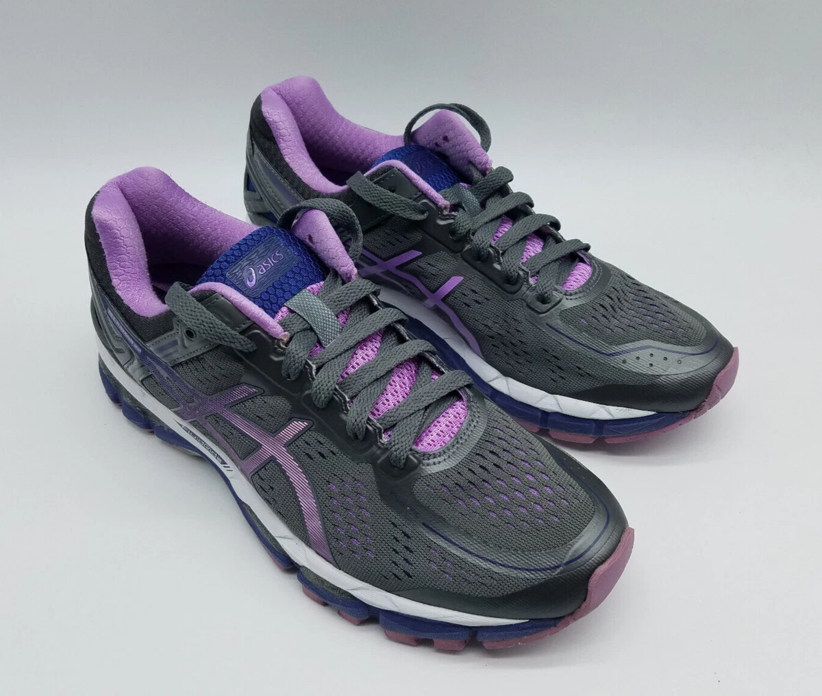 Asics Gel-Kayano 22 Women&#039;s Shoes Size 9 Gray Purple *Less than 5 mi | eBay