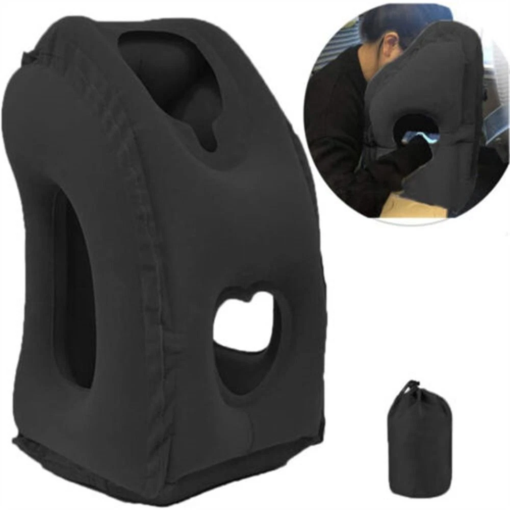 Lean forward top travel pillow
