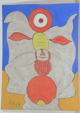 August Linder / tecnica mista / monogrammato / designato dal 2004 / verso / 251