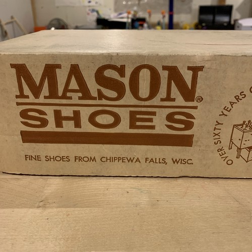 Vintage Mason Schuhe Schuhkarton von Chippewa Falls, Wisc. - Bild 1 von 5