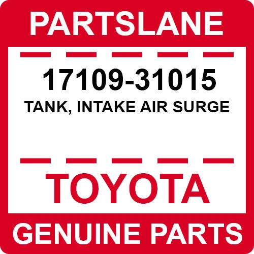 Toyota 4Runner FJ Cruiser GRN210 1GRFE admisión sobretensión de aire OEM genuino 17109-31015 Foto 3 de 4