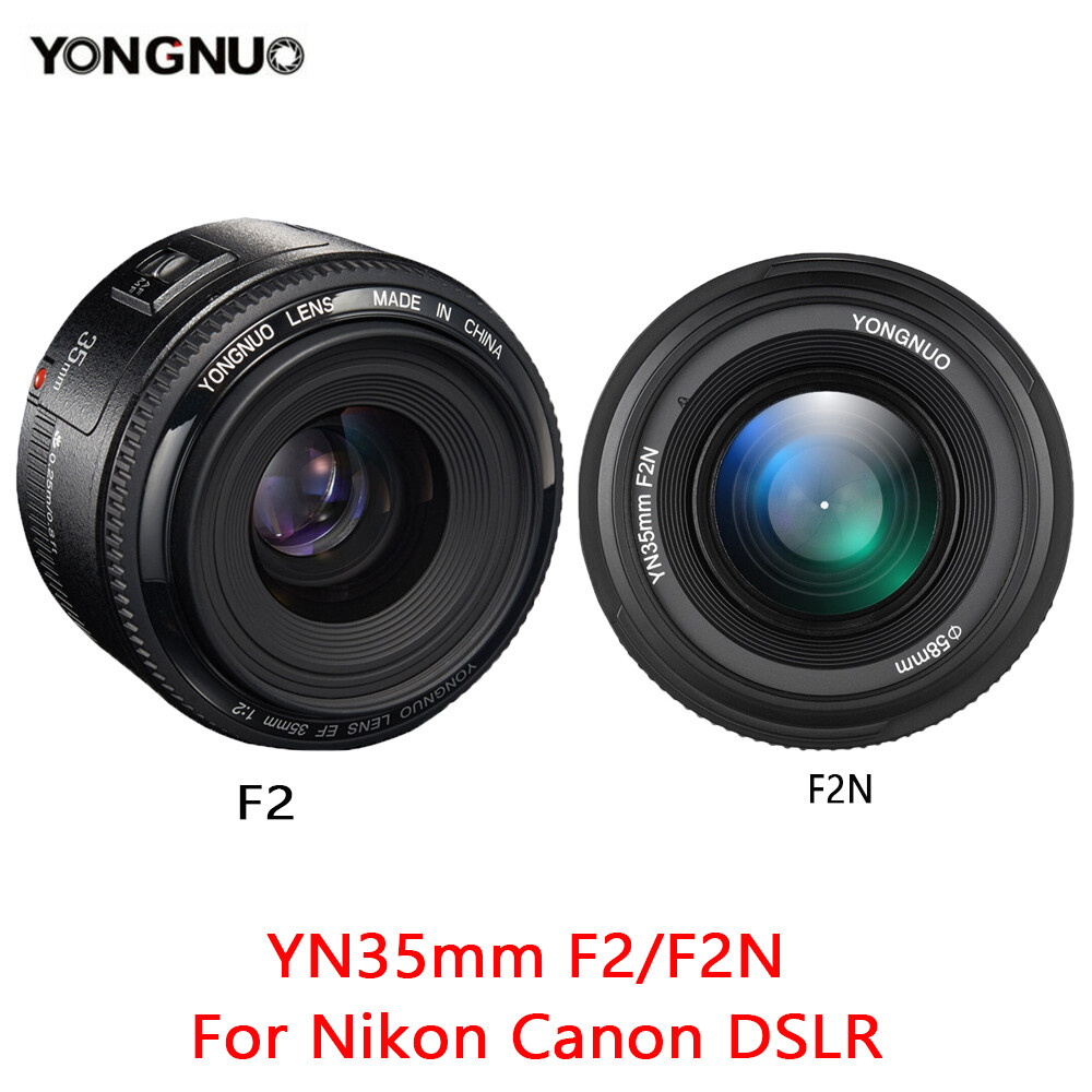 Yongnuo 35mm F2/F2N Wide Angle Fixed Prime Auto Focus Lens for