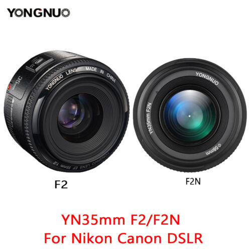 Yongnuo 35mm F2/F2N Weitwinkel Festbrennweite Autofokus Objektiv für Nikon Canon DSLR - Bild 3 von 8