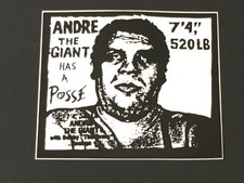 SHEPARD FAIREY OBEY GIANT Andre The Giant Has A Posse sticker - official genuine