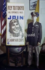 WW2 Picture Photo 1943 US General Army Air Corps recruiting poster 8520