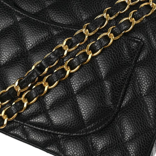 Chanel Black Calfskin Small Classic Double Flap Shoulder Bag 194910 - Picture 6 of 10