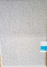 Light Gray Boucle Memory Foam Bath Rug, 17" X 24" NWT!