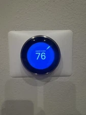 DISPLAY PART ONLY: Google Nest 3rd Gen Learning Stainless Steel WIFI Thermostat