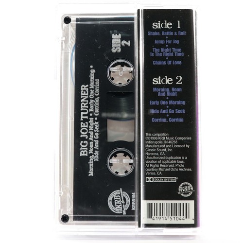 Big Joe Turner Live...In Concert (Cassette Tape, 1996, Blue Dog) TESTED KRB5 104 - Picture 2 of 7