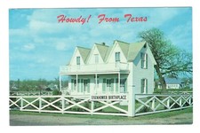 Dwight D. Eisenhower Home Denison Texas Vintage Postcard AF101
