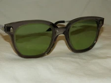 VINTAGE NEW MINT 60S FEND-ALL SUNGLASSES SAFETY GLASSES GOGGLES WITH BOX USA