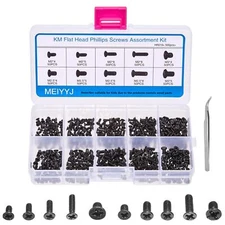 	MEIYYJ 500pcs Laptop Computer Replacement Screws Kit M2 M2.5 M3 Assortments	