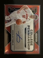 2023 PANINI PRIZM DRAFT PICKS COLLEGE PENMANSHIP RED PRIZM AZUOLAS TUBELIS