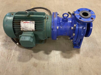 IWAKI Mag-Drive Pump MDM-2526EKK10 Leeson Motor Watt Saver C215T34FK 7.5HP 215TC