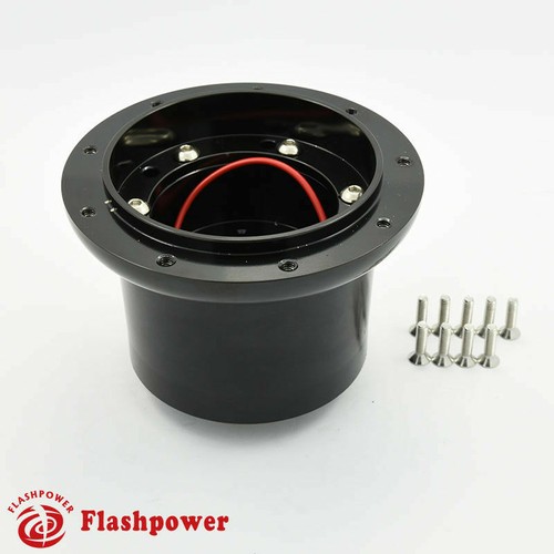 Flashpower Steering Wheel Adapter Boss Kit MG MGB GT Roadster Black - Picture 1 of 4