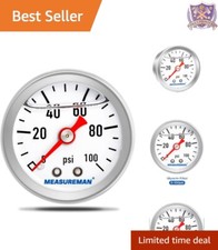 Fuel Pressure Gauge Stainless Steel 1.5 Dial 0-100psi Liquid Filled 18 Npt Fuel Pressure Gauge Stainless Steel 1.5 Dial 0-100psi Liquid Filled 18 Npt