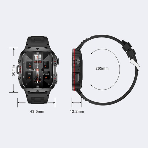 Waterproof Smart Watch Women Men Fitness Tracker Heart Rate For IPHONE Android - Picture 12 of 21