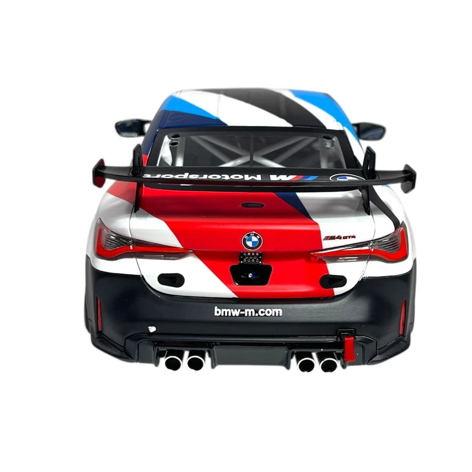 Modellino Auto Ottomobile 1/18 BMW M4 GT4 #1 Presentation 2022 White - Immagine 4 di 4