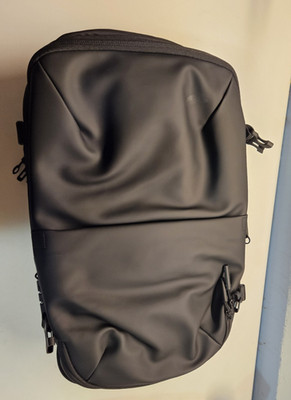 Black Voyage Vortex Vacuum Compression Travel Backpack Black
