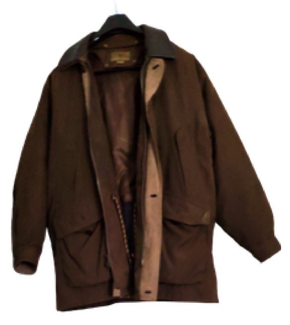 Rainforest Men's Brown Jacket Size L Removable Zip-Out Liner - second product detail image
