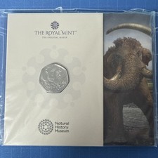 Steppe Mammoth 2024 UK 50p Brilliant Uncirculated Coin
