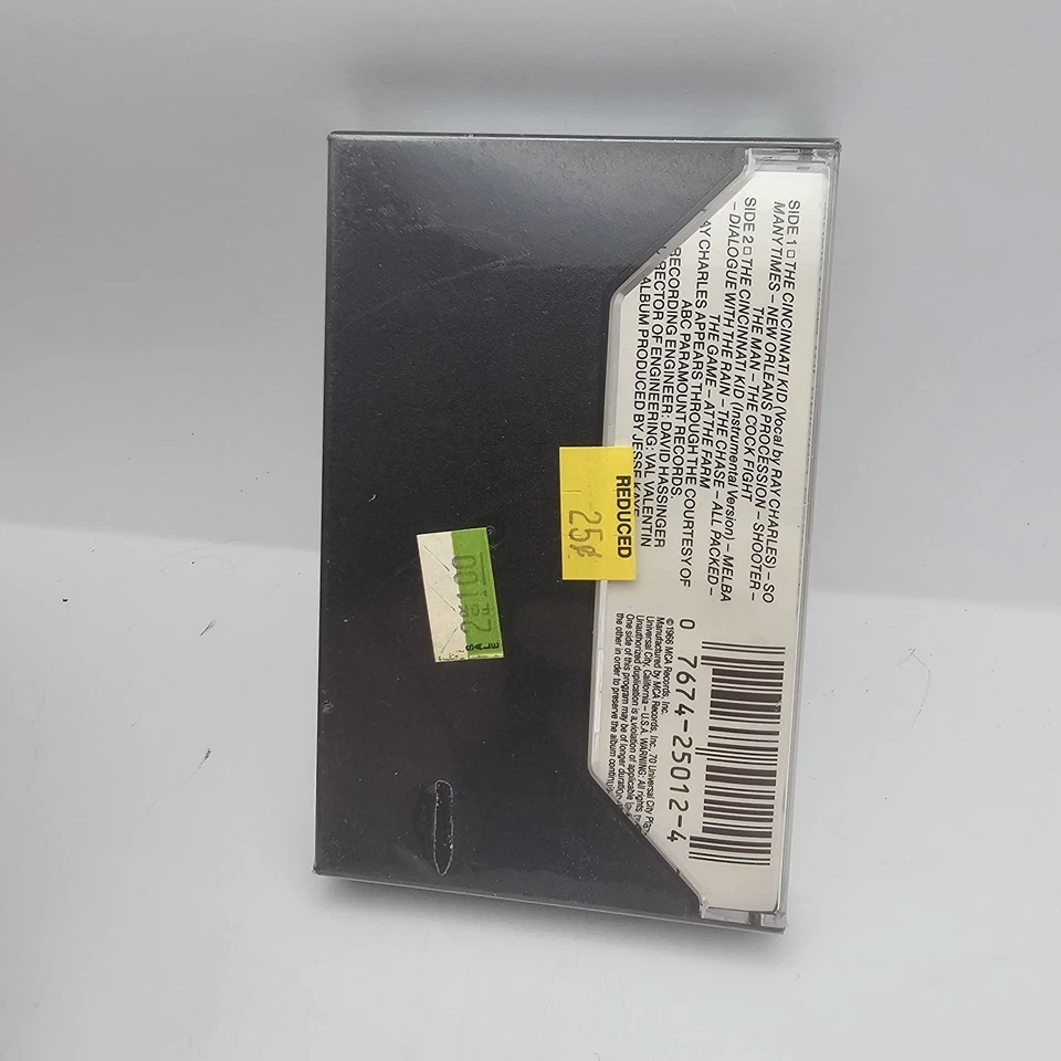 ULTRA RARE The Cincinnati Kid Soundtrack - 1965 cassette Record Album - Sealed - Image 2 of 4