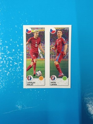 Panini Euro 2016 Swiss Star Edition Sticker n 384 Krejci/Lafata Ceska Republika