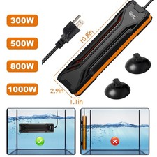 hygger LCD Digital Aquarium Heater 300W 500W 800W 1000W Submersible Fish Tank