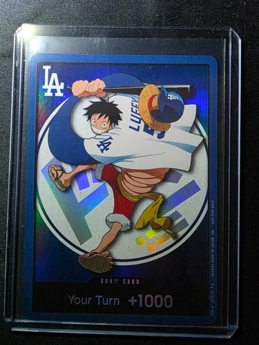 2026 One Piece Los Angeles Dodgers Monkey.D.Luffy Don!! Promo