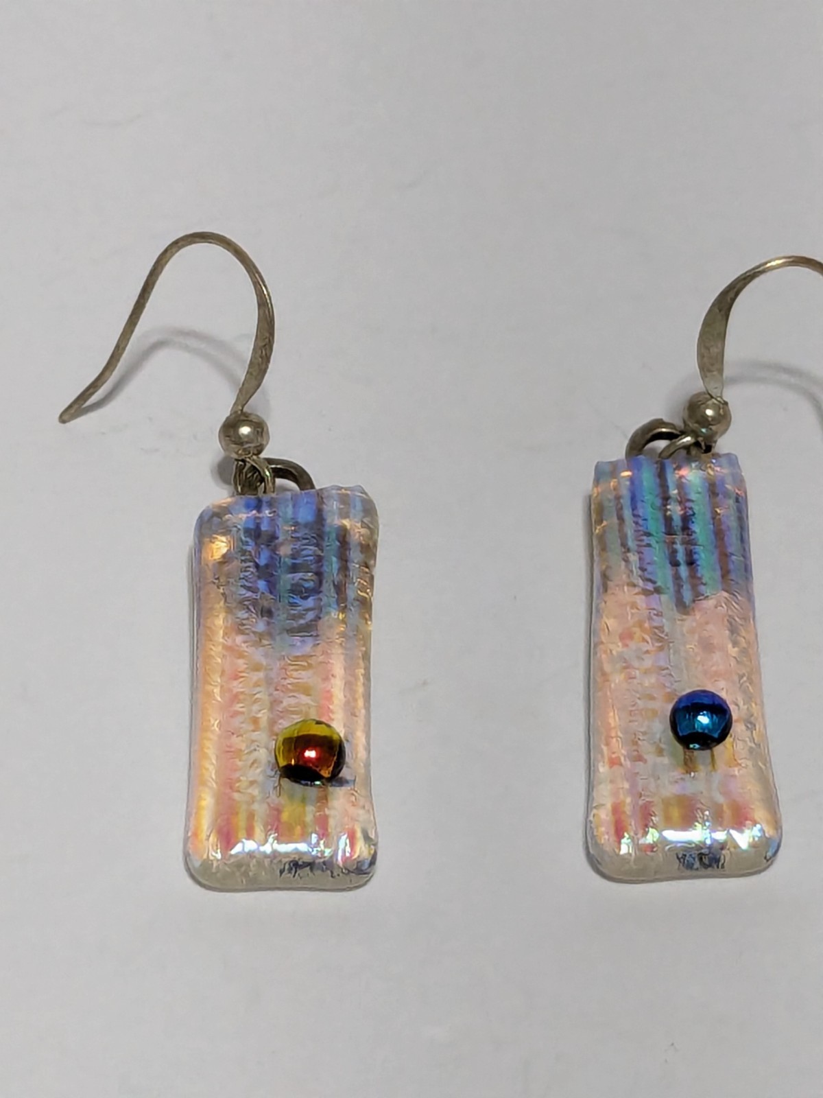 Multicolor Iridescent Dichroic Rectangular Glass … - image 2